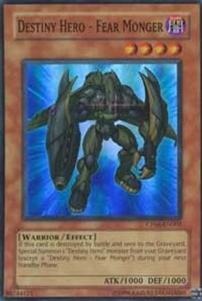 Destiny Hero - Fear Monger (CP06-EN002  ) - Champion Pack 6 Unlimited Champion Pack 6 Yugioh Single  Squirtle Squad Card Shop.