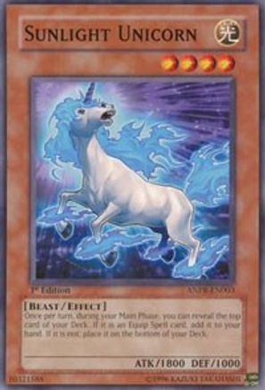 Sunlight Unicorn (ANPR-EN003) - Ancient Prophecy Unlimited Ancient Prophecy Yugioh Single  Squirtle Squad Card Shop.