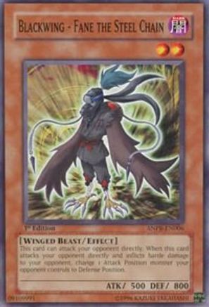 Blackwing - Fane the Steel Chain (ANPR-EN006) - Ancient Prophecy 1st Edition Ancient Prophecy Yugioh Single  Squirtle Squad Card Shop.