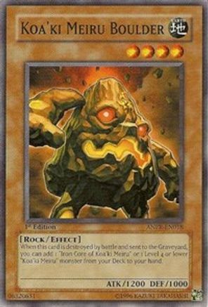 Koa'ki Meiru Boulder (ANPR-EN018) - Ancient Prophecy 1st Edition Ancient Prophecy Yugioh Single  Squirtle Squad Card Shop.