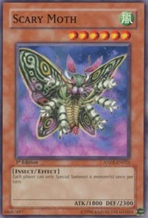 Scary Moth (ANPR-EN023) - Ancient Prophecy 1st Edition Ancient Prophecy Yugioh Single  Squirtle Squad Card Shop.