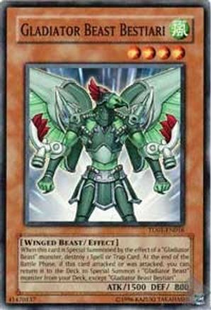 Gladiator Beast Bestiari (TU01-EN016) - Turbo Pack Booster One Pack Unlimited Turbo Pack Booster One Pack Yugioh Single  Squirtle Squad Card Shop.