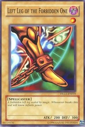 Left Leg of the Forbidden One (DLG1-EN019) - Dark Legends Unlimited Dark Legends Yugioh Single  Squirtle Squad Card Shop.