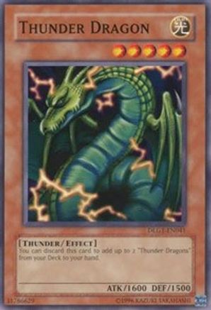 Thunder Dragon (DLG1-EN041) - Dark Legends Unlimited Dark Legends Yugioh Single  Squirtle Squad Card Shop.