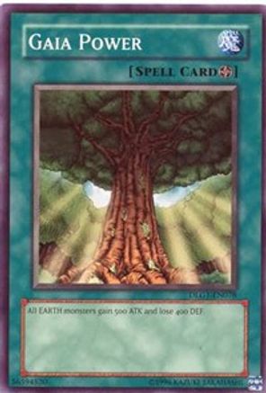 Gaia Power (DLG1-EN078) - Dark Legends Unlimited Dark Legends Yugioh Single  Squirtle Squad Card Shop.
