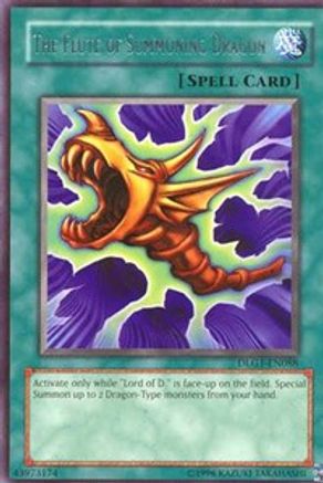 The Flute of Summoning Dragon (DLG1-EN088) - Dark Legends Unlimited Dark Legends Yugioh Single  Squirtle Squad Card Shop.
