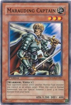 Marauding Captain (SDWS-EN007) - Structure Deck: Warriors' Strike 1st Edition Structure Deck: Warriors' Strike Yugioh Single  Squirtle Squad Card Shop.