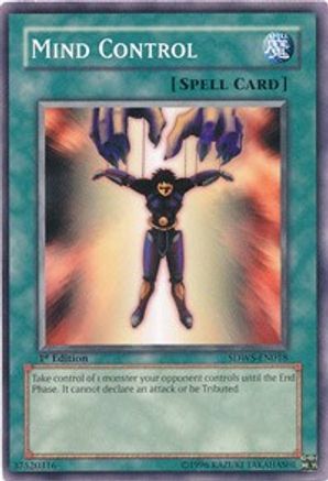 Mind Control (SDWS-EN018) - Structure Deck: Warriors' Strike 1st Edition Structure Deck: Warriors' Strike Yugioh Single  Squirtle Squad Card Shop.