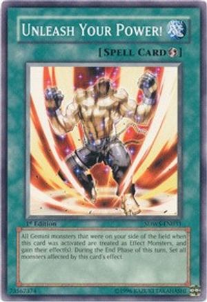 Unleash Your Power! (SDWS-EN031) - Structure Deck: Warriors' Strike 1st Edition Structure Deck: Warriors' Strike Yugioh Single  Squirtle Squad Card Shop.