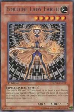 Fortune Lady Earth (SOVR-EN012) - Stardust Overdrive 1st Edition Stardust Overdrive Yugioh Single  Squirtle Squad Card Shop.