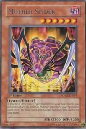 Mother Spider (SOVR-EN019) - Stardust Overdrive 1st Edition Stardust Overdrive Yugioh Single  Squirtle Squad Card Shop.