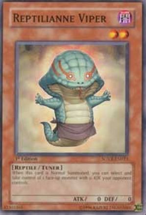 Reptilianne Viper (SOVR-EN023) - Stardust Overdrive 1st Edition Stardust Overdrive Yugioh Single  Squirtle Squad Card Shop.