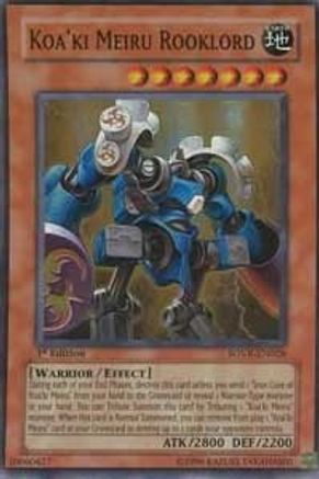 Koa'ki Meiru Rooklord (SOVR-EN028) - Stardust Overdrive Unlimited Stardust Overdrive Yugioh Single  Squirtle Squad Card Shop.