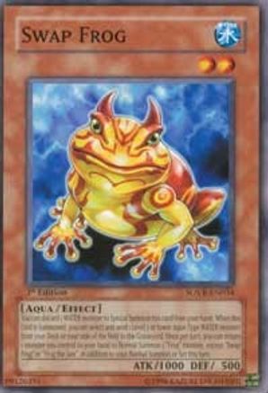Swap Frog (SOVR-EN034) - Stardust Overdrive Unlimited Stardust Overdrive Yugioh Single  Squirtle Squad Card Shop.
