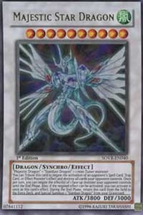 Majestic Star Dragon (SOVR-EN040) - Stardust Overdrive Unlimited Stardust Overdrive Yugioh Single  Squirtle Squad Card Shop.