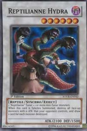 Reptilianne Hydra (SOVR-EN042) - Stardust Overdrive 1st Edition Stardust Overdrive Yugioh Single  Squirtle Squad Card Shop.