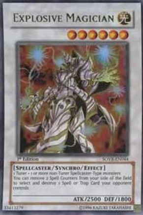 Explosive Magician (SOVR-EN044) - Stardust Overdrive Unlimited Stardust Overdrive Yugioh Single  Squirtle Squad Card Shop.