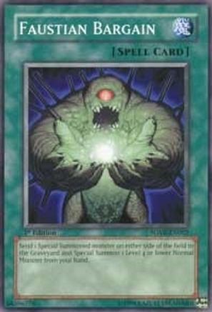 Faustian Bargain (SOVR-EN062) - Stardust Overdrive Unlimited Stardust Overdrive Yugioh Single  Squirtle Squad Card Shop.
