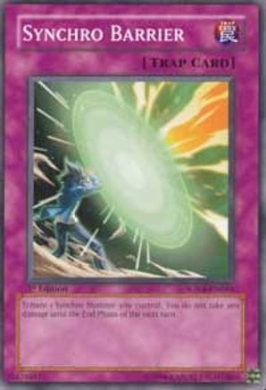 Synchro Barrier (SOVR-EN064) - Stardust Overdrive Unlimited Stardust Overdrive Yugioh Single  Squirtle Squad Card Shop.