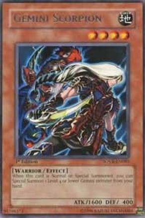 Gemini Scorpion (SOVR-EN085) - Stardust Overdrive 1st Edition Stardust Overdrive Yugioh Single  Squirtle Squad Card Shop.