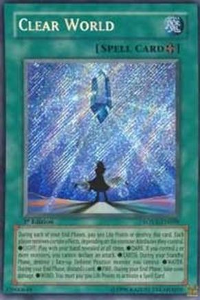 Clear World (SOVR-EN099) - Stardust Overdrive Unlimited Stardust Overdrive Yugioh Single  Squirtle Squad Card Shop.