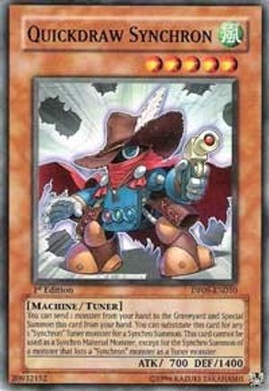 Quickdraw Synchron (DP09-EN010) - Duelist Pack 9: Yusei 2 Unlimited Duelist Pack 9: Yusei 2 Yugioh Single  Squirtle Squad Card Shop.