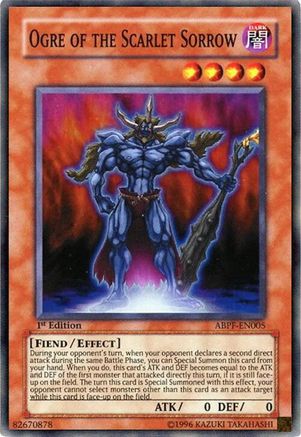 Ogre of the Scarlet Sorrow (ABPF-EN005) - Absolute Powerforce Unlimited Absolute Powerforce Yugioh Single  Squirtle Squad Card Shop.