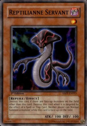 Reptilianne Servant (ABPF-EN015) - Absolute Powerforce Unlimited Absolute Powerforce Yugioh Single  Squirtle Squad Card Shop.
