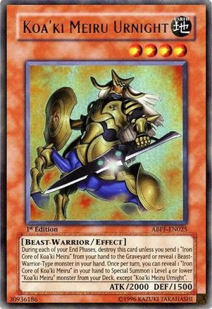 Koa'ki Meiru Urnight (ABPF-EN025) - Absolute Powerforce Unlimited Absolute Powerforce Yugioh Single  Squirtle Squad Card Shop.