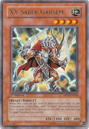 XX-Saber Garsem (ABPF-EN026) - Absolute Powerforce 1st Edition Absolute Powerforce Yugioh Single  Squirtle Squad Card Shop.