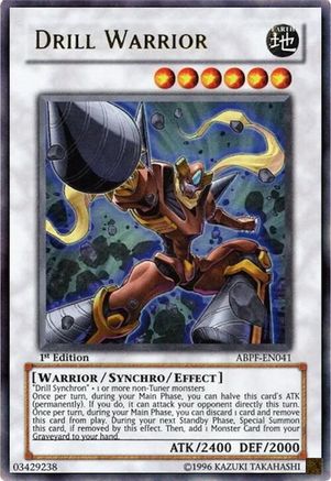 Drill Warrior (ABPF-EN041) - Absolute Powerforce 1st Edition Absolute Powerforce Yugioh Single  Squirtle Squad Card Shop.