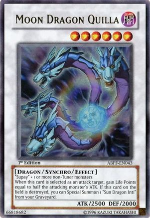 Moon Dragon Quilla (ABPF-EN043) - Absolute Powerforce 1st Edition Absolute Powerforce Yugioh Single  Squirtle Squad Card Shop.