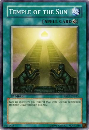 Temple of the Sun (ABPF-EN050) - Absolute Powerforce 1st Edition Absolute Powerforce Yugioh Single  Squirtle Squad Card Shop.