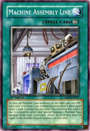 Machine Assembly Line (ABPF-EN057) - Absolute Powerforce Unlimited Absolute Powerforce Yugioh Single  Squirtle Squad Card Shop.