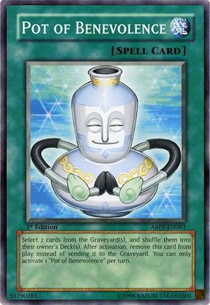 Pot of Benevolence (ABPF-EN061) - Absolute Powerforce Unlimited Absolute Powerforce Yugioh Single  Squirtle Squad Card Shop.