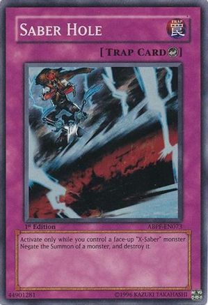 Saber Hole (ABPF-EN073) - Absolute Powerforce Unlimited Absolute Powerforce Yugioh Single  Squirtle Squad Card Shop.