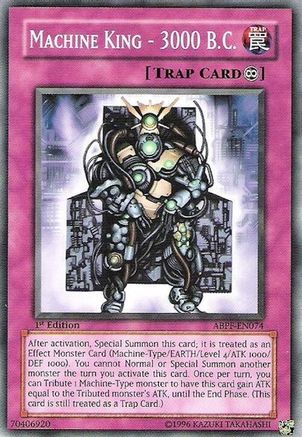 Machine King - 3000 B.C. (ABPF-EN074) - Absolute Powerforce 1st Edition Absolute Powerforce Yugioh Single  Squirtle Squad Card Shop.