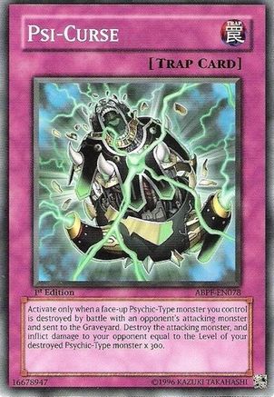 Psi-Curse (ABPF-EN078) - Absolute Powerforce 1st Edition Absolute Powerforce Yugioh Single  Squirtle Squad Card Shop.