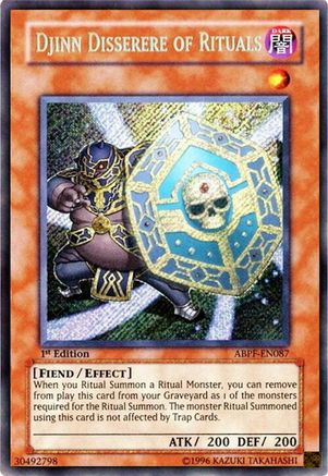 Djinn Disserere of Rituals (ABPF-EN087) - Absolute Powerforce Unlimited Absolute Powerforce Yugioh Single  Squirtle Squad Card Shop.