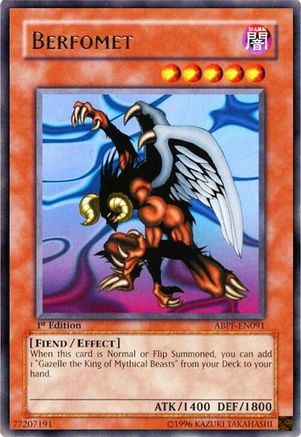 Berfomet (ABPF-EN091) - Absolute Powerforce 1st Edition Absolute Powerforce Yugioh Single  Squirtle Squad Card Shop.