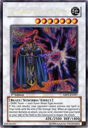 Zeman the Ape King (ABPF-EN097) - Absolute Powerforce 1st Edition Absolute Powerforce Yugioh Single  Squirtle Squad Card Shop.
