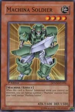Machina Soldier (SDMM-EN006) - Structure Deck: Machina Mayhem 1st Edition Structure Deck: Machina Mayhem Yugioh Single  Squirtle Squad Card Shop.