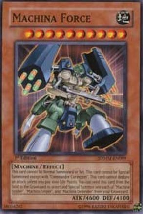 Machina Force (SDMM-EN009) - Structure Deck: Machina Mayhem Unlimited Structure Deck: Machina Mayhem Yugioh Single  Squirtle Squad Card Shop.