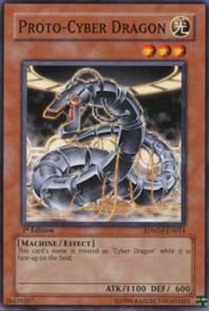Proto-Cyber Dragon (SDMM-EN014) - Structure Deck: Machina Mayhem Unlimited Structure Deck: Machina Mayhem Yugioh Single  Squirtle Squad Card Shop.