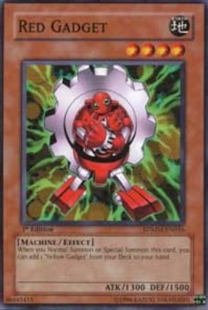 Red Gadget (SDMM-EN016) - Structure Deck: Machina Mayhem Unlimited Structure Deck: Machina Mayhem Yugioh Single  Squirtle Squad Card Shop.