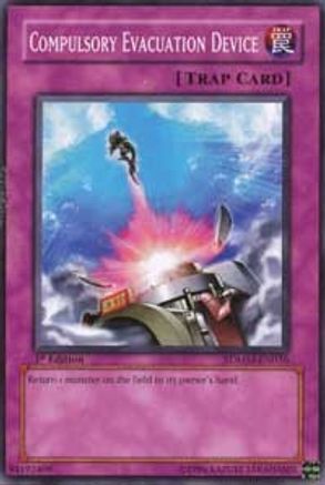 Compulsory Evacuation Device (SDMM-EN036) - Structure Deck: Machina Mayhem 1st Edition Structure Deck: Machina Mayhem Yugioh Single  Squirtle Squad Card Shop.