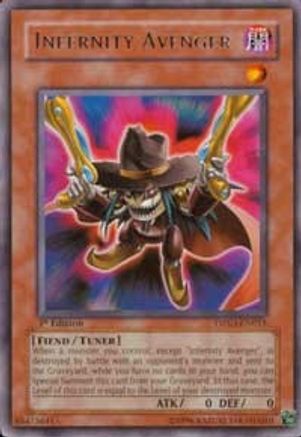 Infernity Avenger (TSHD-EN015) - The Shining Darkness Unlimited The Shining Darkness Yugioh Single  Squirtle Squad Card Shop.
