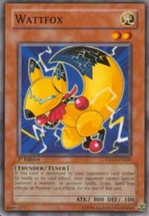 Wattfox (TSHD-EN026) - The Shining Darkness 1st Edition The Shining Darkness Yugioh Single  Squirtle Squad Card Shop.