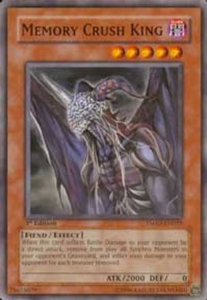 Memory Crush King (TSHD-EN029) - The Shining Darkness Unlimited The Shining Darkness Yugioh Single  Squirtle Squad Card Shop.