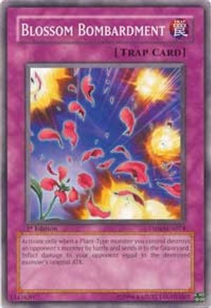 Blossom Bombardment (TSHD-EN074) - The Shining Darkness 1st Edition The Shining Darkness Yugioh Single  Squirtle Squad Card Shop.
